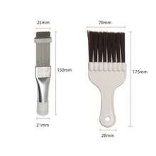 Peine universal para reparar aletas de radiador, herramienta de limpieza para el condensador del aire acondicionado de automóviles, cepillo de limpieza para el evaporador y herramientas de reparación de enfriadores - Multicolor - Ver 5