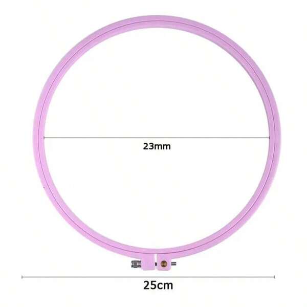 Plastic DIY Embroidery Hoops Square Shape Cross Stitch Hoops Frame Ring Household Craft  Set Sewing Accessories 5 Size