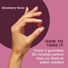 ESUNM Strawberry Gummies - 60 Gummies With 5mg Melatonin, Magnesium & L-Theanine For Deep Sleep - Vegan Health Food Supplement - Optimum Healthcare Dietary - 1 Pc - View 4
