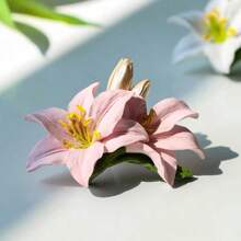 1 pieza Molde de silicona con forma de flor de lirio freesia 3D, moldes hermosos de lirios del valle para decoración DIY con resina y arcilla polimérica, jabón, velas aromáticas, cera de aromaterapia, yeso, gotas, joyería