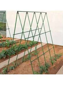 19pcs/Set Plant Climbing Rack, Plastic Coated Steel Pipe Inner Diameter 0.43 Inch Thin Steel Pipe, Not Easy To Age, Sturdy, Suitable For Gardening, Including 8pcs Climbing Plants & 11pcs Accessories