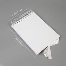 1pc 60 Pages (30 Sheets) Scrapbook Album, Kraft Paper Scrapbook For Wedding Guest Book And Anniversary, Family DIY Scrapbooking - For Craft Paper DIY, Christmas Gift (Black/White) (Small Size)