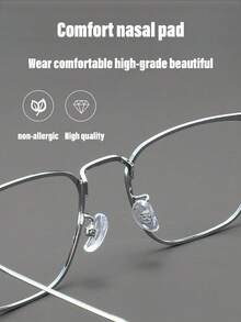 商务眼镜，超薄银色钛金属镜框，镜片采用高清尼龙材质，风格类似CEO高管。即使是时尚男士也无法抗拒它的魅力。此外，其制造工艺精湛，品质卓越。尤其能让人看起来更年轻。 - 槍色 - 查看 5