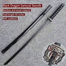 2025 New 40-Inch Long Samurai Sword With Scabbard, Cosplay Prop, Decoration, Birthday/Holiday/Easter Gift, Toy