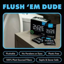 Dude Wipes Fragrance Free On-The-Go Flushable Personal Wipes - 30ct - 1 - 查看 5
