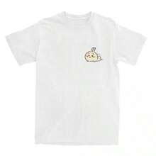 Anime Chiikawas T-Shirt Men Japan Mniniso Streetwear 100 Cotton T-Shirts Summer O Neck Tee Shirt Wholesale Oversized Clothes - 白色 - 查看 1