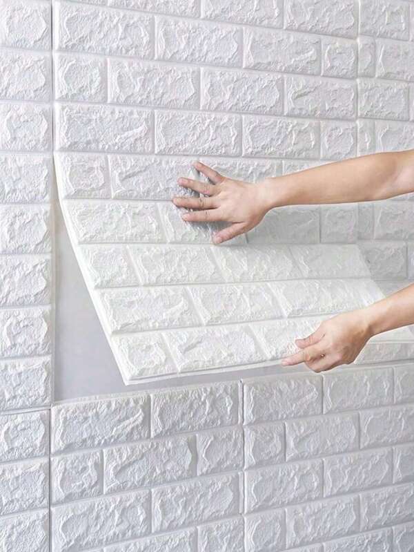 Thickened 3D Brick Wall Sticker, Self-Adhesive Waterproof Easy Clean, Anti-Collision Soundproof, Modern Style, Living Room Bedroom TV Background Applicable, DIY Decor, Renovate Walls, Improve Texture! Room Decor Home Decor Wall Decor Bathroom Decor Bedroom Decor Room Decoration Stuff Living Room Decor House Decor Home Decor Living Room Wall Paper Wall Art Wallpapers Wall Stickers