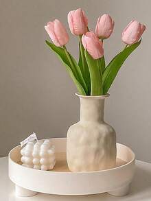 1/5/10,Romantic Pink Tulip Valentine's Day Bouquet, Perfect For Home Decorations, Office Parties, Wedding Decorations, Mother's Day Gifts, Valentine's Day Gifts - Multicolor - View 7