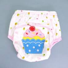 4 piezas de pantalones de entrenamiento reutilizables para niños pequeños, con diseños bordados lindos, transpirables y resistentes al agua, aptos para uso en exteriores