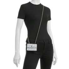 Kurt Geiger Micro Kensington Embellished Crossbody Bag - Bạc - Xem 3