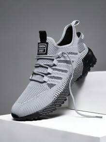 Men's 2025 New Breathable Non-Slip Sneakers - Spring/Summer Casual Fashion Sports Shoes, Suitable For Outdoor Activities, Jogging And Park Workouts