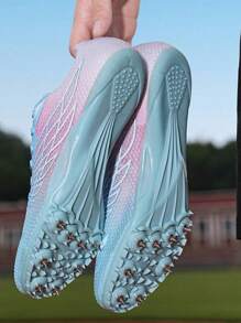 Spike-Schuhe für Leichtathletik Damen/Herren, professionelle Outdoor Athletikschuhe, leichte, atmungsaktive Trainingsschuhe mit Spikes für Sprints