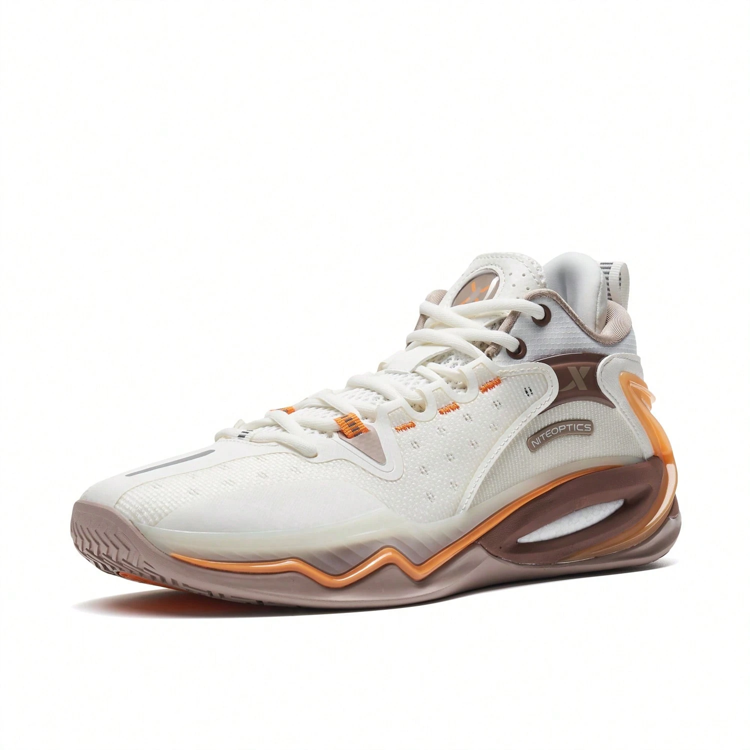 Blanco vela/naranja lava