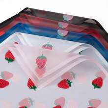 20 Stücke/Packung wasserfestes matter Blumen Geschenkpapier, Erdbeerkante, matter Papier für Blumensträuße