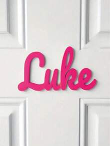 1 件，定制姓名，定制儿童婴儿亚克力姓名牌，适用于卧室和客厅，多种字体样式选项，个性化座位卡，婚礼铭牌，返校