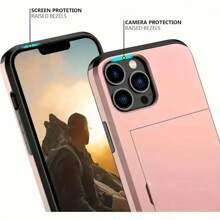 Ultra-Thin PC Phone Case With Wallet Slot And Card Holder, Compatible With IPhone 11 12 13 14 15 16 Pro/Pro Max/Plus Models