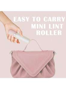 1pc Portable High-Grade ABS Material Mini Lint Remover In Cream & Contrast Color, Reusable T-Shape Fabric Clothes Cream & Contrast Color, Reusable T-Shape Fabric Cloth…Pet Hair Remover, Daily Universal Pet Supplies - Multicolor - View 3