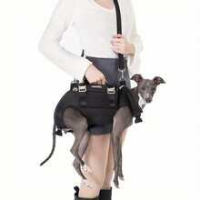 Double Shoulder Horizontal Pet Bag, Dog Backpack, Small And Medium-Sized Dog Harness Bag, Pet Outdoor Portable Backpack, Pet Leg Support Dog Cover, Elderly Dog Cover For Injured Or Climbing Stairs Cat Carrier Cat Backpack Bike Trailer