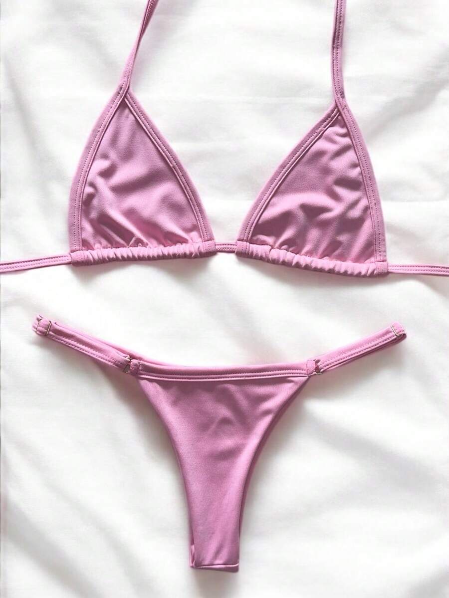 Athens Women's Suplex Curtain Bikini With Regulator - Light Pink - View 1