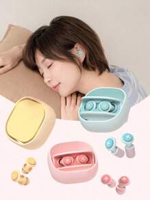 2pcs/4pcs Sleep Ear Plugs, Noise-Proof Earplugs For Sleeping, Studying, Snoring Reduction, Comfortable Foam Earplugs