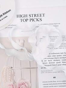 1 Roll /10 Yards 0.98in Bubble Pleated Ribbon, Handmade Edge Ribbon, Fresh Flower Bouquet Ribbon, Decorative Gift Box Ribbon, Diy Wrapped Fishtail Ribbon, Gift Wrap, Decoration