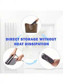 1pc Hot Styling Tool Mat, Universal Size Hair Straightener And Curling Iron Heat-Resistant Mat For Storage And Travel, Hot Styling Tool Mat, Heat Resistant Silicone Hair Styling Mat Storage Heat Insulation Pad Commercial - Multicolor - View 5