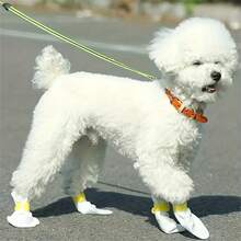 Disposable Pet Foot Covers, Non-Woven Waterproof Anti-Slip Dog Leg Sleeves, Washable Pet Shoes - Multicolor - View 6