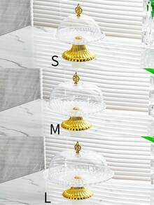 Cake Stand With Acrylic Dome Cover - Versatile Round Shatterproof Dessert Table Display Set With Round Plate, Vegetable Tray, Fruit Bowl - Party Cake Show - Multicolor - View 19