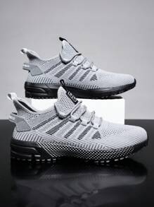 Men's 2025 New Breathable Non-Slip Sneakers - Spring/Summer Casual Fashion Sports Shoes, Suitable For Outdoor Activities, Jogging And Park Workouts