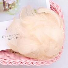 100 Stück bunte Gänsefedern 4-7cm klein & groß, für Traumfänger, Handwerk, Hochzeit, Geburtstag, Party, DIY Dekorationen