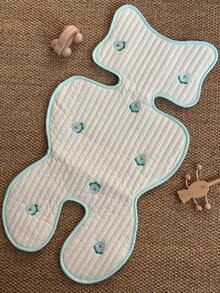 Bantal Kursi Kereta Bayi Gaya Korea Ins, Versi Tipis, Bordir, Menyerap Air & Bernapas, Cocok Untuk Semua Musim Semi/Panas/Gugur/Dingin - MultiWarna - View 24