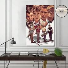 Framed Room Decor  Stand By Me Vintage Movie Poster Canvas Art Print, " Square , Waterproof High-Quality Wall Decor For Living Room, Bedroom, Home Office