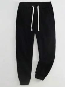 Men's Sweatshirt Jogger Pants Size S-XL - màu đen - Xem 2