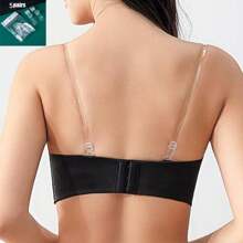 10 piezas de tirantes elásticos transparentes y ajustables para el hombro, sin daños, accesorios suaves y cómodos para lencería de mujer