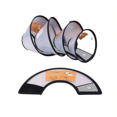 1件/3件伊丽莎白项圈，宠物保护，狗狗美容，洗澡，抓挠，咬人，适合术后，受伤，束缚