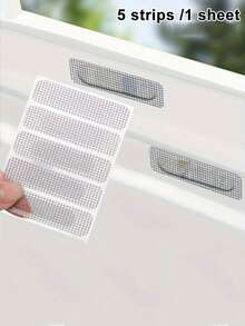 5 件/25 件/50 件/100 件/200 件自粘式纱窗修补套件，用于修补撕裂的塑料网、门窗防水胶带、蚊帐破洞，易于粘贴的修补条