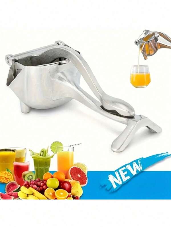 1 pieza Exprimidor manual de aleación de aluminio - Apto para naranjas, limones y granadas - Para cocinas del hogar, fiestas y bares