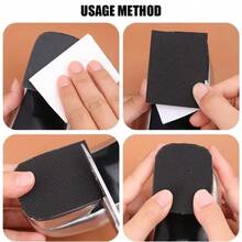 Sole Cuttable Anti Slip Sticker High Heels Anti Damage Patch Shoes Wear Resistant Self Adhesive Stickers Boots Protective Paster - Black - View 5