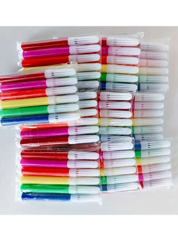 Mini Watercolor Pen Set, 60/120 Vivid Washable Colors, Suitable For Painting, Coloring, Calligraphy, Crafting, Journaling And Group Art Activities.