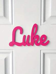 1 件，定制姓名，定制儿童婴儿亚克力姓名牌，适用于卧室和客厅，多种字体样式选项，个性化座位卡，婚礼铭牌，返校