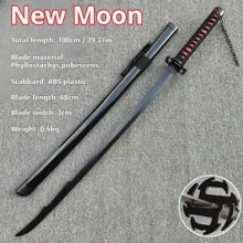 2025 New 40-Inch Long Samurai Sword With Scabbard, Cosplay Prop, Decoration, Birthday/Holiday/Easter Gift, Toy
