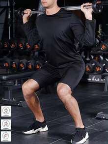 1 قطعة ملابس علوية أكمام طويلة لياقة بدنية رياضية للجري والدراجات، قطع شكل الجسم،ملابس تمرين لياقة بدنية، سريع الانتشار في أوروبا والولايات المتحدة، اكسسوارات صالة الألعاب الرياضية، حزام تنحيف البطن، حزام للأسفل الظهر، شد تنحيف البطن