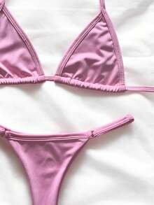 Athens Women's Suplex Curtain Bikini With Regulator - Light Pink - View 2