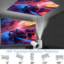 XBJ The Newly Upgraded Portable High-Definition Projector In 2025. This New Type Of Smart Projector Is Equipped With The Android 11.0 System, Has A Brightness Of 2000 ANSI Lumens, Supports WiFi6 And Dual-Band WiFi, Features A Projection Resolution Of 1280*720p, And Can Perform 4K Manual Correction. It Is The Preferred Device For Office Projections, Outdoor Camping, And Home Theaters.