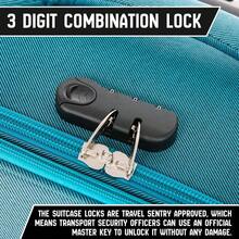 29" Large Suitcase Super Lightweight 20% Expandable 4 Wheels Spinner Soft Shell Check In Luggage For 23kg - Blue - View 5