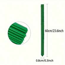 23pcs Green Metal Garden Trellis, 10 Poles + 13 Accessories Multi-Purpose Support Stakes, Durable For Tomatoes, Cucumbers, Grape Vines, Vegetables And Grape Arbors, Garden And Yard