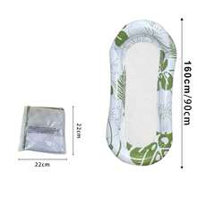 Inflatable Water Mat Float, Floating Raft For Swimming Pool, Beach And Lake, Ultimate Comfortable Lounging Mattress, Island For Family Fun Pool Float, Beach Essentials, Beach Accessories - Multicolor - View 12