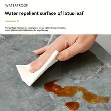 30 miếng dán tường họa tiết đá cẩm thạch giả tự dính, tấm ốp tường bằng nhựa vinyl, giấy dán tường có thể tháo rời và tái sử dụng cho nhà bếp, phòng ngủ, phòng khách, phòng tắm, trang trí nhà cửa - Nhiều màu - Xem 11