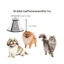 1pc/3pcs Elizabeth Collar, Pet Protection, Dog Grooming, Bathing, Scratching, Biting, Collar Suitable For Post-Surgery, Injury, Binding