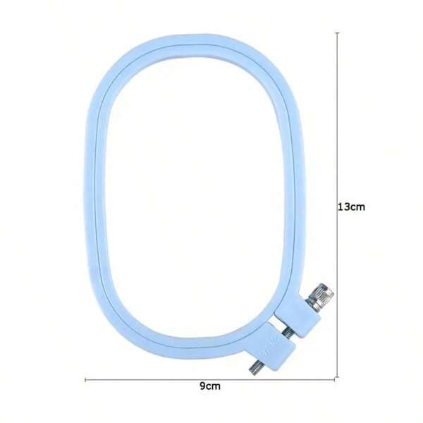 Plastic DIY Embroidery Hoops Square Shape Cross Stitch Hoops Frame Ring Household Craft  Set Sewing Accessories 5 Size